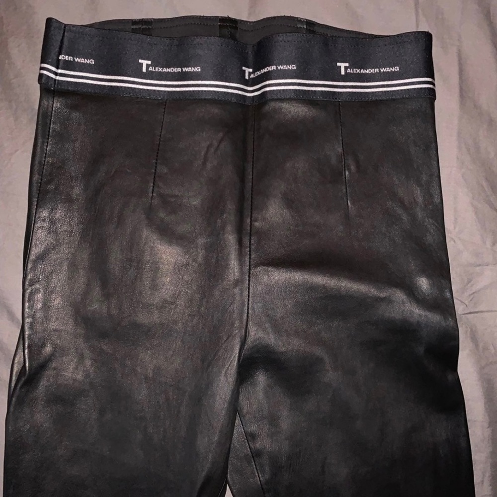 Lamb skin leather pants